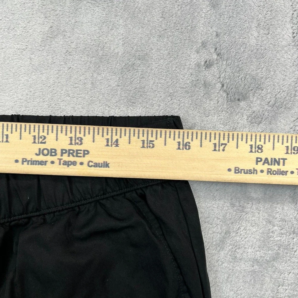 Banana Republic Cargo Joggers Medium Black Drawstring Elastic Cuff Utility